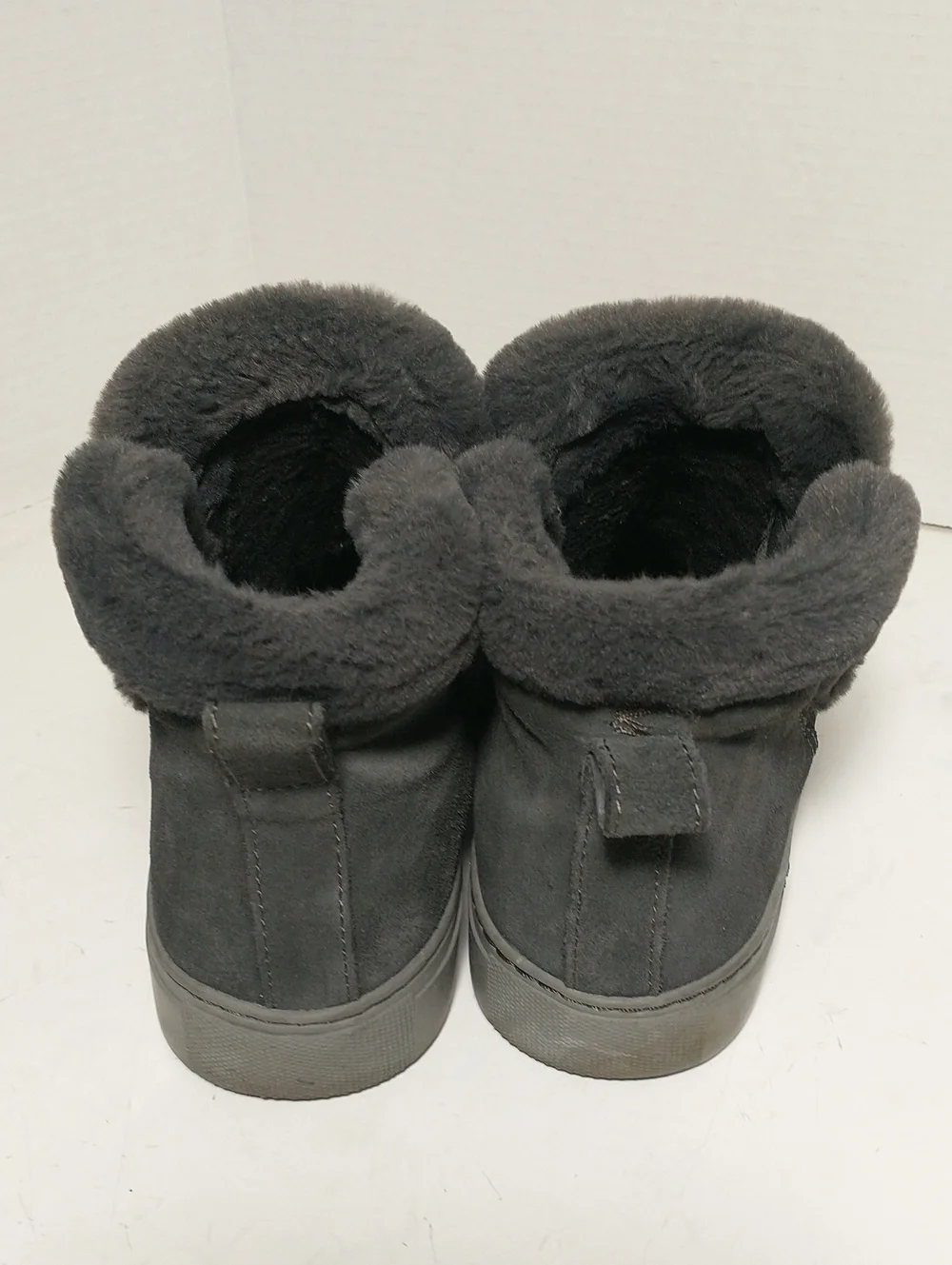 Cougar Duffy Waterproof Suede Ankle Bootie Sneaker, Gray, Size 8, Made In Canada